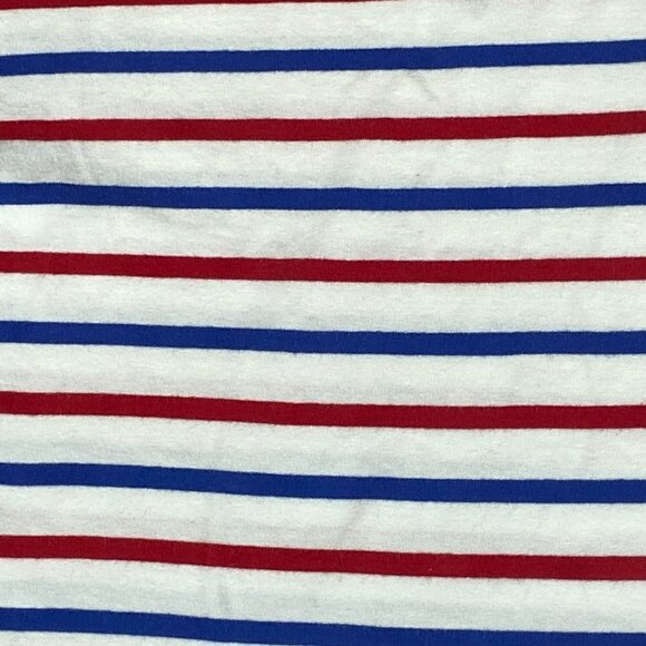 Talbots Striped 3/4 Sleeve Top with Embroidered Heart, SP - Picture 3 of 9